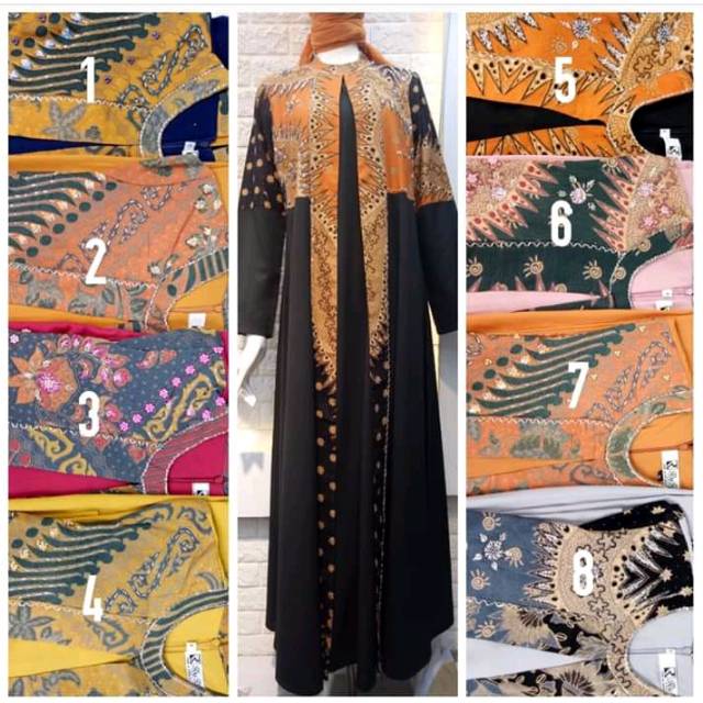 Gamis pesta batik cerutty mewah