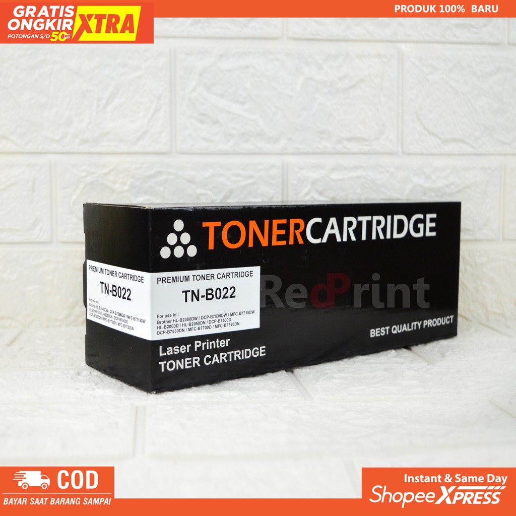 Toner Cartridge B022 untuk printer Brother HL-B2080DW/DCP-B7535DW/MFC-B7715DW/DCP-B7530DN/MFC-B7700D