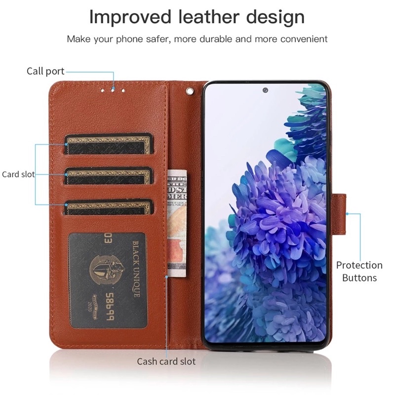 Flip Cover Casing XIAOMI POCOPHONE POCO C40 C40 PRO M5 M5S M4 M4PRO F4 F4GT X3 X3GT GT X3 NFC X3PRO POCO M3 M3PRO PRO Case Wallet Leather Dompet Kulit