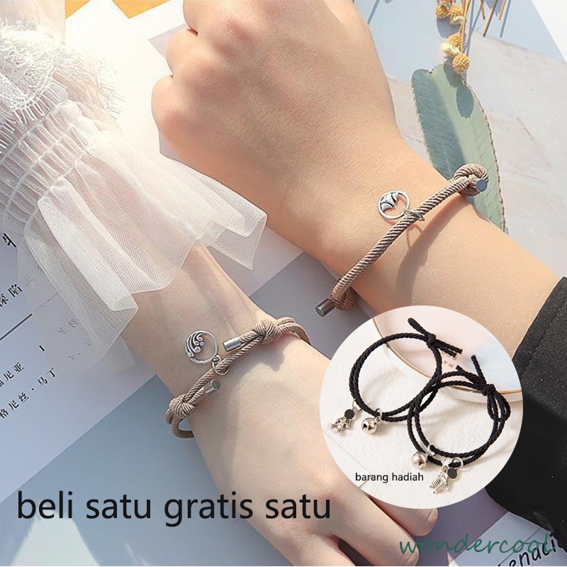 4 gelang pasangan yang menarik/gelang sahabat/gelang pria-Won