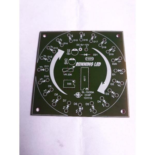 Pcb Running Led 20 Lampu Sl 010/20