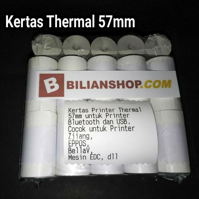 

Kertas | Kertas Printer 57 X 30 | 58 X 30 Thermal Kasir Edc Printer 58Mm 10Roll