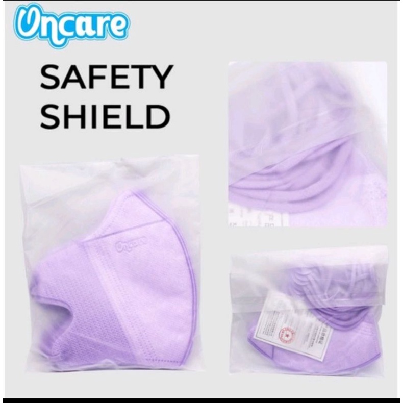 Masker duckbill oncare isi 10 warna