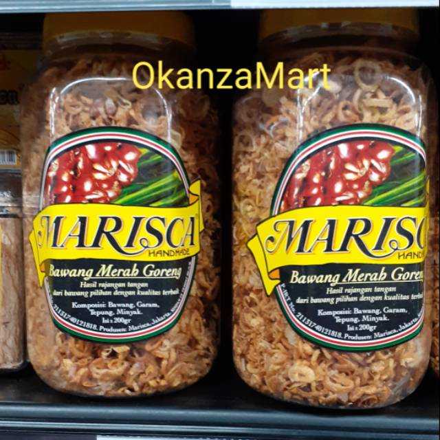 

Marisca Bawang Merah Goreng Toples 200gr