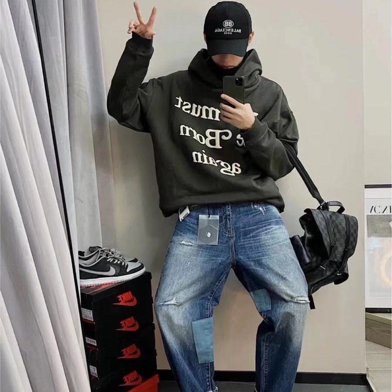 CACTUS PALM FLEA MARKET CPFM YE MUST BE BORN AGAIN KANYE WEST HOODIE JACKET