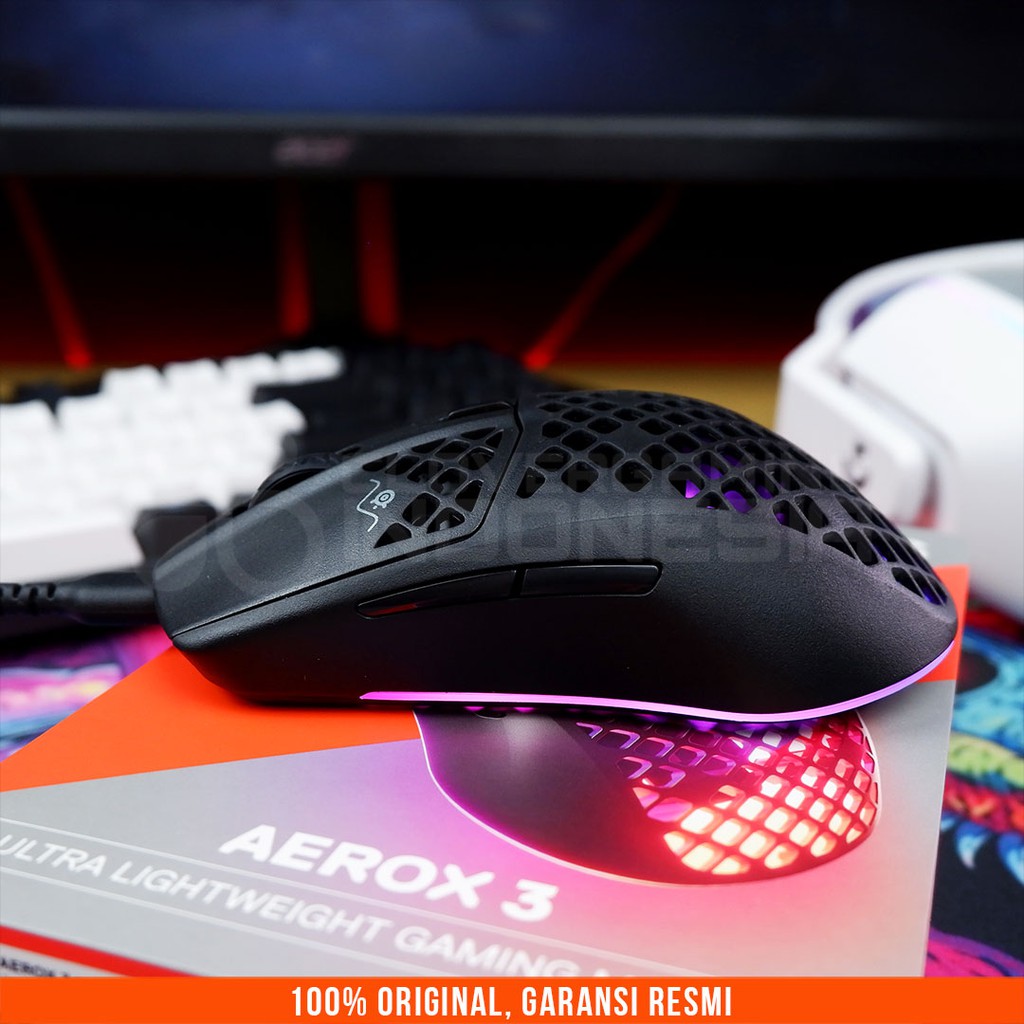 Steelseries Aerox 3 RGB Wired - Ultra Lightweight Gaming Mouse