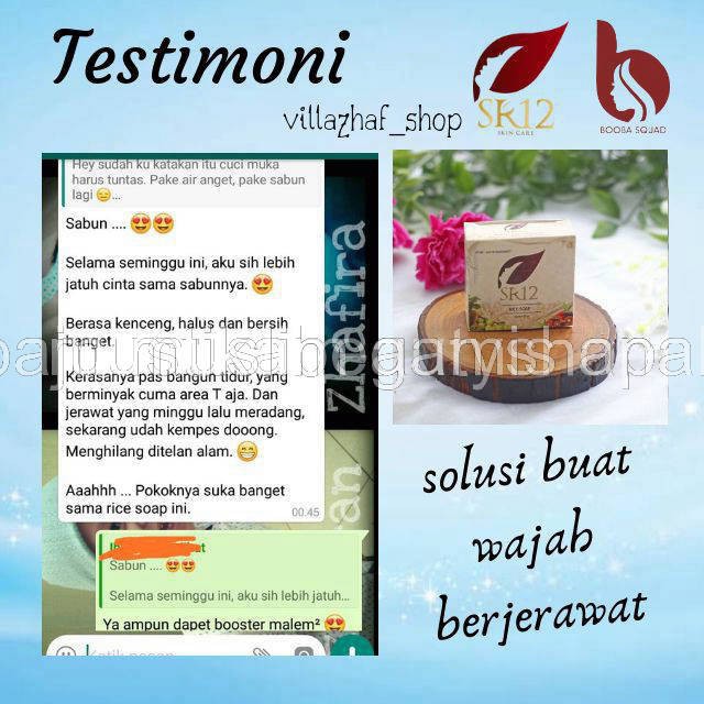 SABUN BERAS HERBAL SR12 TERLARIS..!! RICE SOAP / SABUN JERAWAT BPOM / KULIT BERMINYAK &amp; SENSITIF