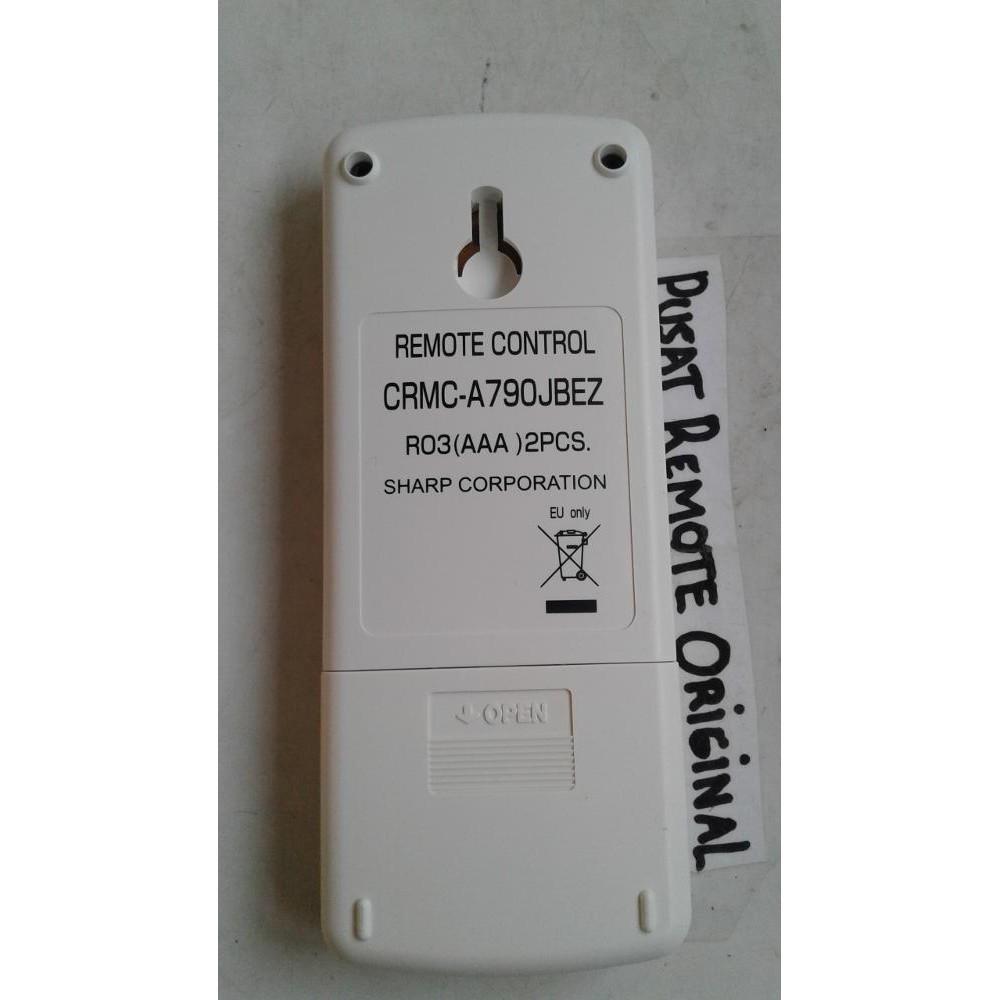 REMOTE REMOT AC SHARP ION CRMC A790JBEZ ORIGINAL ASLI Limited
