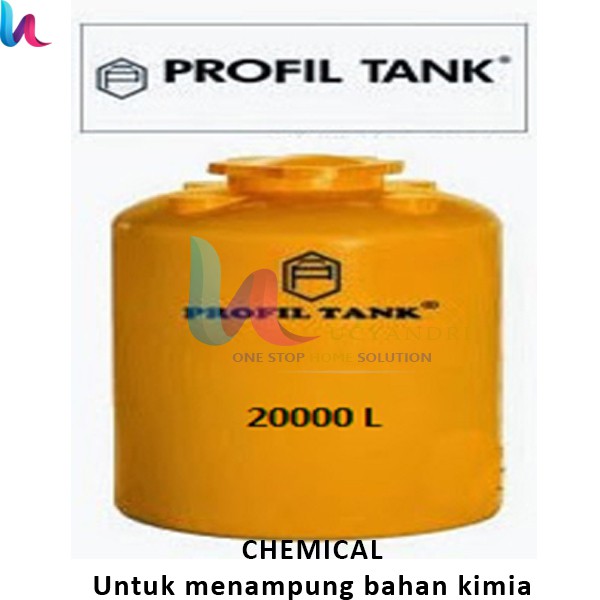 Tangki Air Plastik Profil Tank TDA 20000 Liter Kimia Chemical