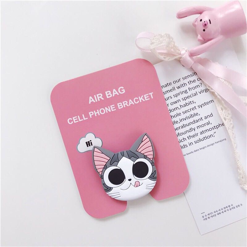 Ring Holder Smartphone Universal Gambar Kucing Totoro Kartun Sailor Moon Lucu