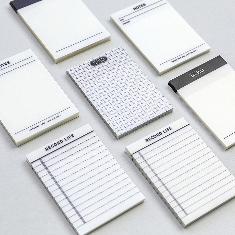 

Sticky Notes Transparan Memo Tempel To Do List Grid Anti Air Clear