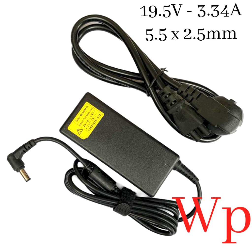 Adaptor Charger Original Laptop DELL 19.5V 3.34A (5.5 x 2.5 mm)