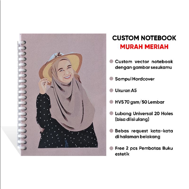 

[HARDCOVER] CUSTOM NOTEBOOK VECTOR BUKU JOURNAL AGENDA PLANNER AESTHETIC MURAH MERIAH HADIAH KADO ULANG TAHUN WISUDA HAMPERS MENARIK VECTOR BUKU