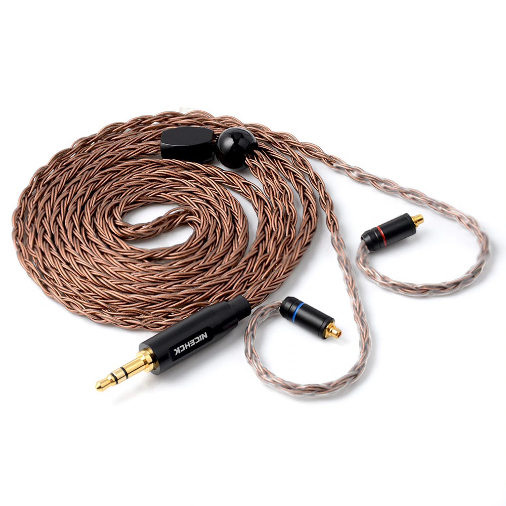 audio Hot NICEHCK 16 Core High Purity Copper Cable 3.5/2.5/4.4mm MMCX/2Pin Cable For TFZ TRN