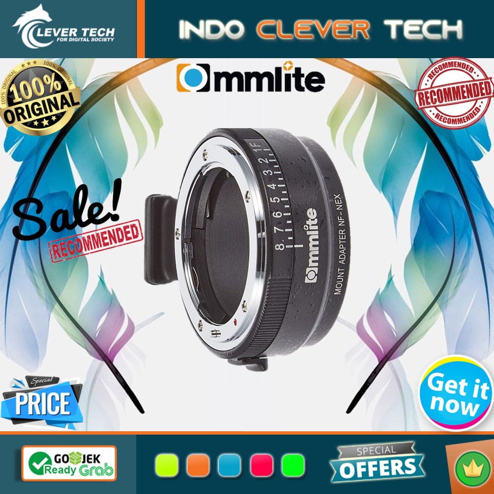 Commlite F Mount Lens to E-Mount Camera Adapter CM-NF-NEX