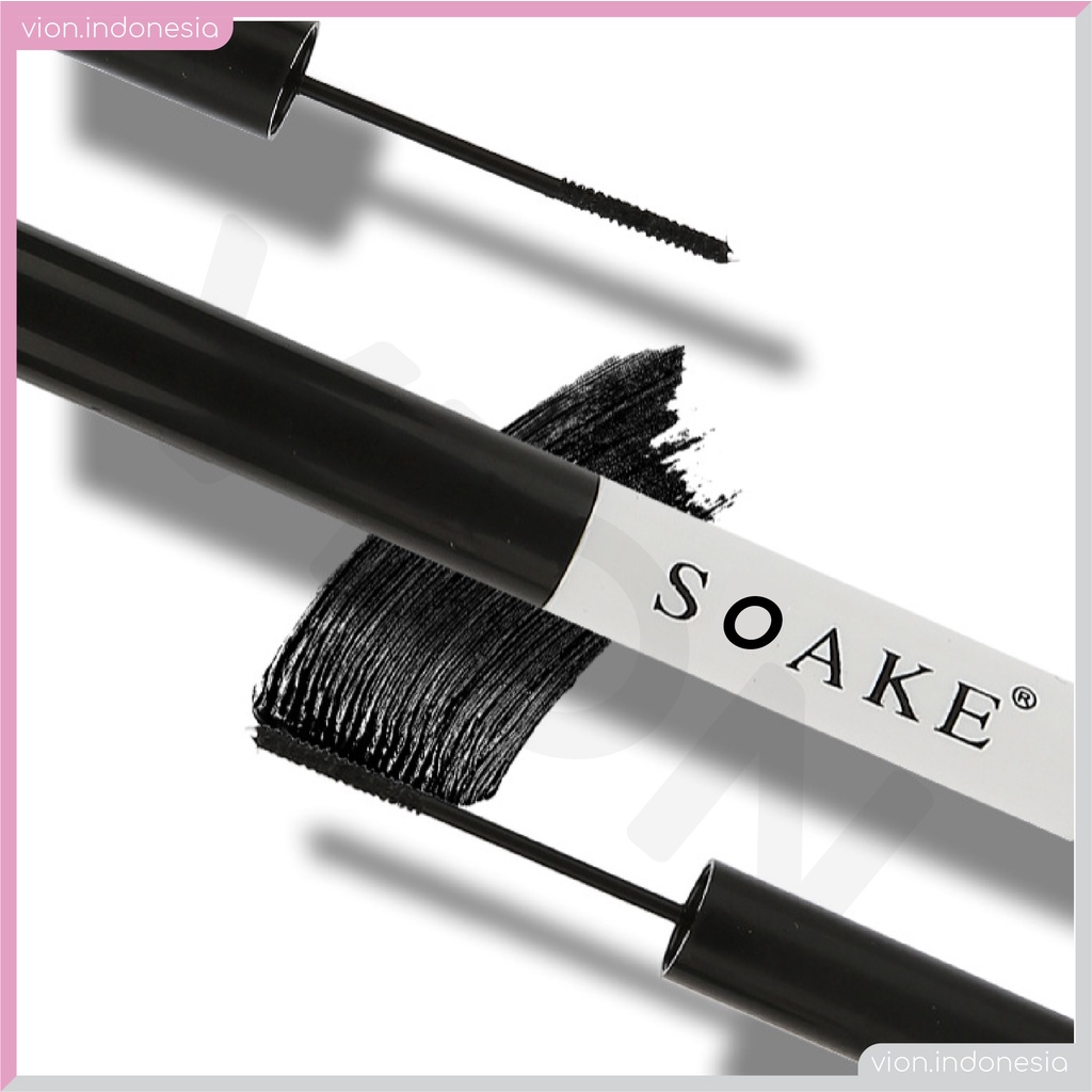 BOBEINI SOAKE Black White Mascara Long Lasting Thickening Eyelashes Bulu Mata Cantik Original BO003