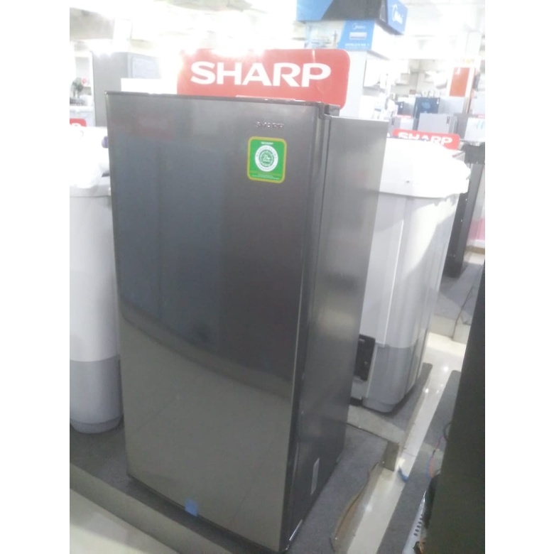 SHARP SJ N 182 N HS DARK SILVER LEMARI ES 1 PINTU 166 LITER / KULKAS / SJN182NHS