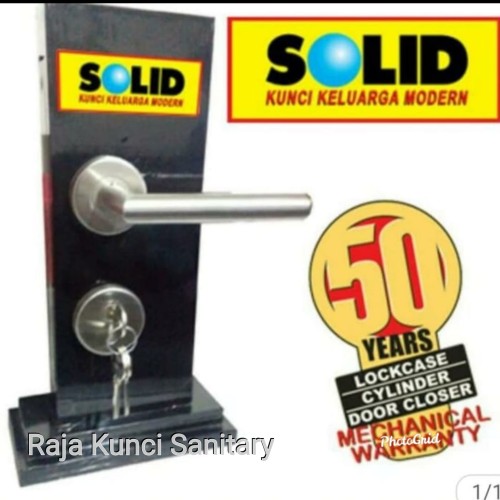 Paket Handle Roses Solid Hre 61.41 /Kunci pintu stainless (KOMPLIT)