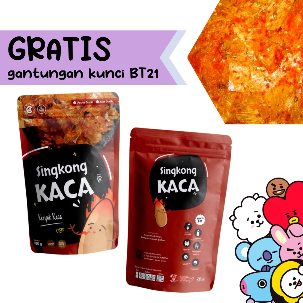 

Kripik Kaca 100 gr - Cemilan Pedas Gurih - Cacafood