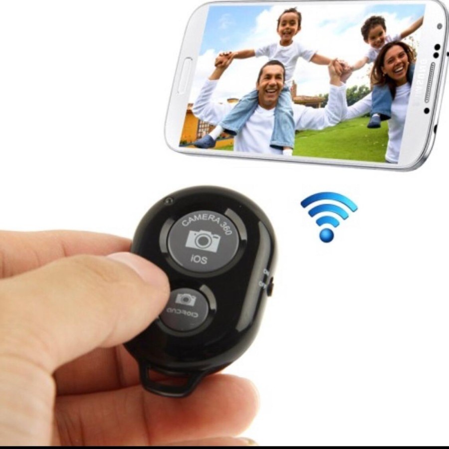 TOMBOL SELFIE // TOMSIS BLUETOOTH REMOTE CONTROL SHUTE ANDROID IOS TOMSIS - BC