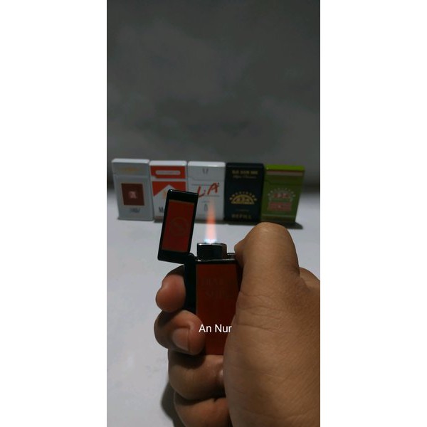 KOREK API BRAND ROKOK 6 MOTIF - KOREK - LIGHTER - MANCIS