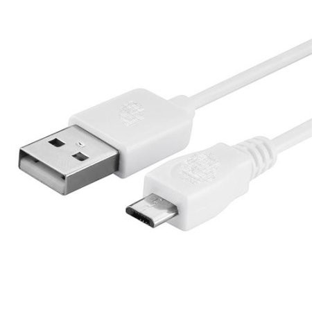 Kabel Charger Micro USB 1 Meter - White