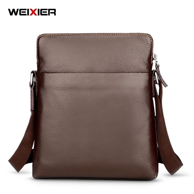 WEIXIER 18072 Tas Selempang Pria Kulit Sling Bag Anti Air WK-SBY