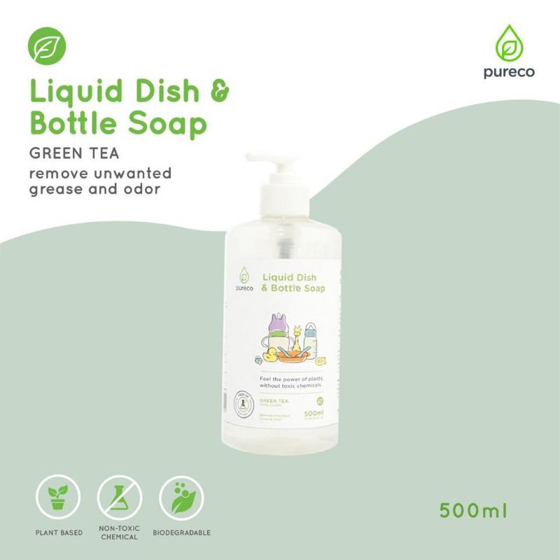 Pureco Liquid Dish &amp; Bottle soap 500 ml