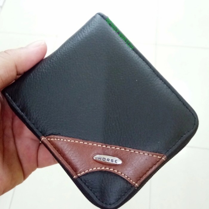 Dompet Pria Kulit Imperial Horse Original New - Hitam Combinasi