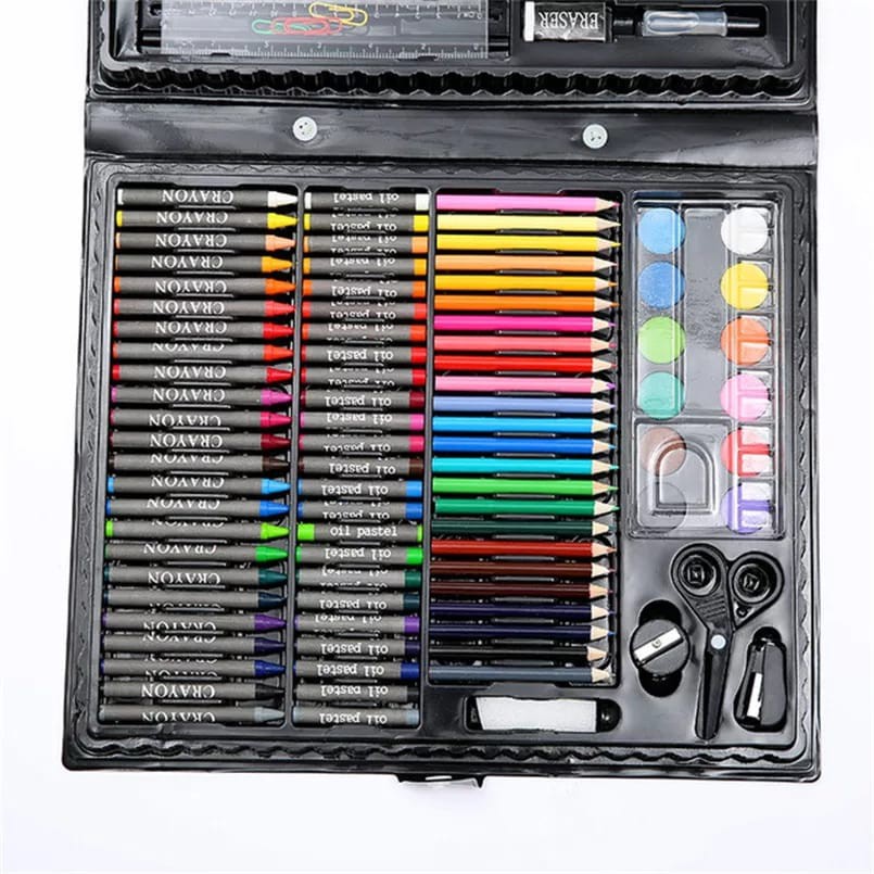 Art Set 150 Crayon Set Krayon Set Krayon Anak Crayon Anak Pensil Warna Anak Spidol Anak Cat Air Anak Alat Mewarnai Alat Menggambar Painting Set Painting Kit Set