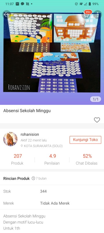 Absensi Sekolah Minggu