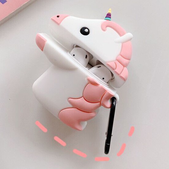 Airpods 1/2 - PRO 3D Case Karakter Kartun Bahan Silikon 1-20-No. 5