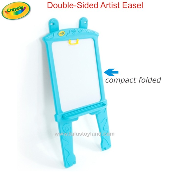 

Murah Crayola Double Sided Artist Easel papan gambar Papan Tulis Anak Kekinian
