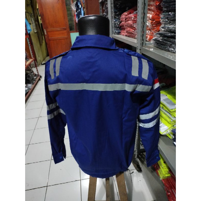 SERAGAM BAJU SAFETY SCOTLIGT PUNDAK BIRU BCA BENHUR RESLETING