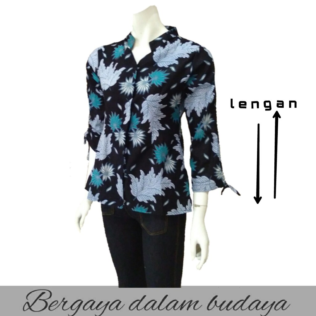 Atasan Batik Dolby S-M-L-XL-XXL-3L-4L-5L Tenun Sutra Tulis Halus Katun ATBM Baron ,Sarombit Atasan