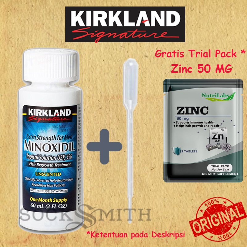 Finmix Pure Finas 0,05% Minoxidil 5% atau Kirkland Minoxidil 5% Liquid Hair Growth (100% Original By Costco)