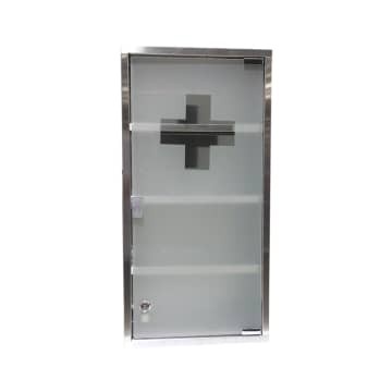 Laihoshope Kris Kotak Obat P3K Atau Lemari P3K Stainless Pintu Kaca - 753