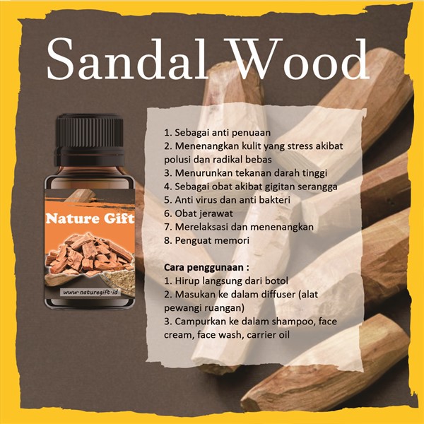 Pure Sandalwood Essential Oil Minyak Cendana Murni | Shopee Indonesia