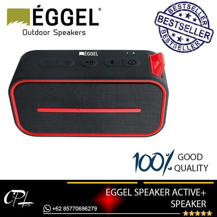 Terbaru Eggel Active+ Wateproof Portable Bluetooth Speaker