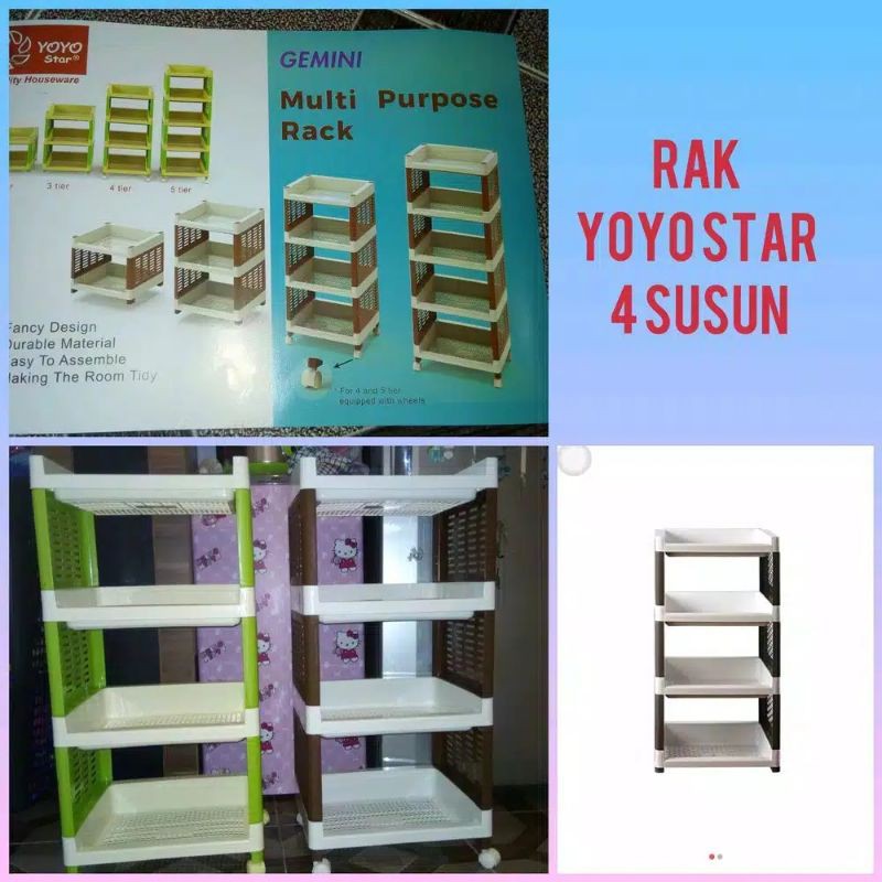 rak yoyo 3 susun - 5 susun
