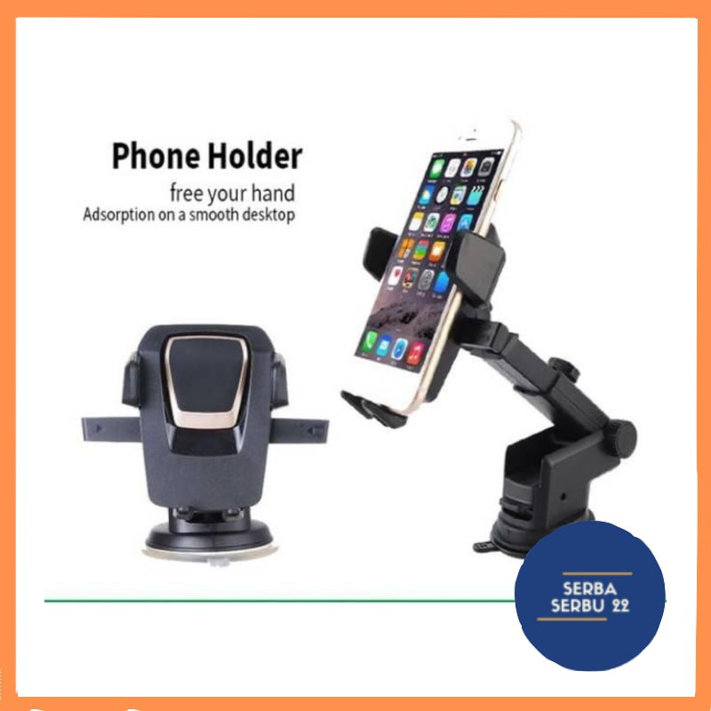 Holder mobil HD-09 Phone car holder dashbor 360 degree rotation [SS]