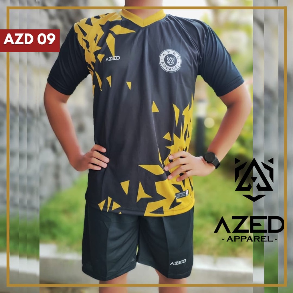 [JERSEY ORI] KAOS SETELAN JERSEY PRINTING ORIGINAL AZED - OLAHRAGA BAJU FUTSAL/ VOLLY