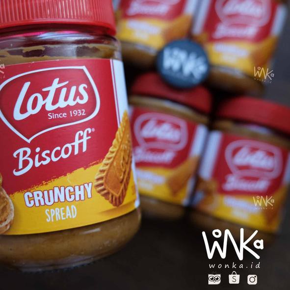 

▒! Lotus Crunchy Spread - Selai Speculoos 380 gr - Biscoff Caramel Cookie