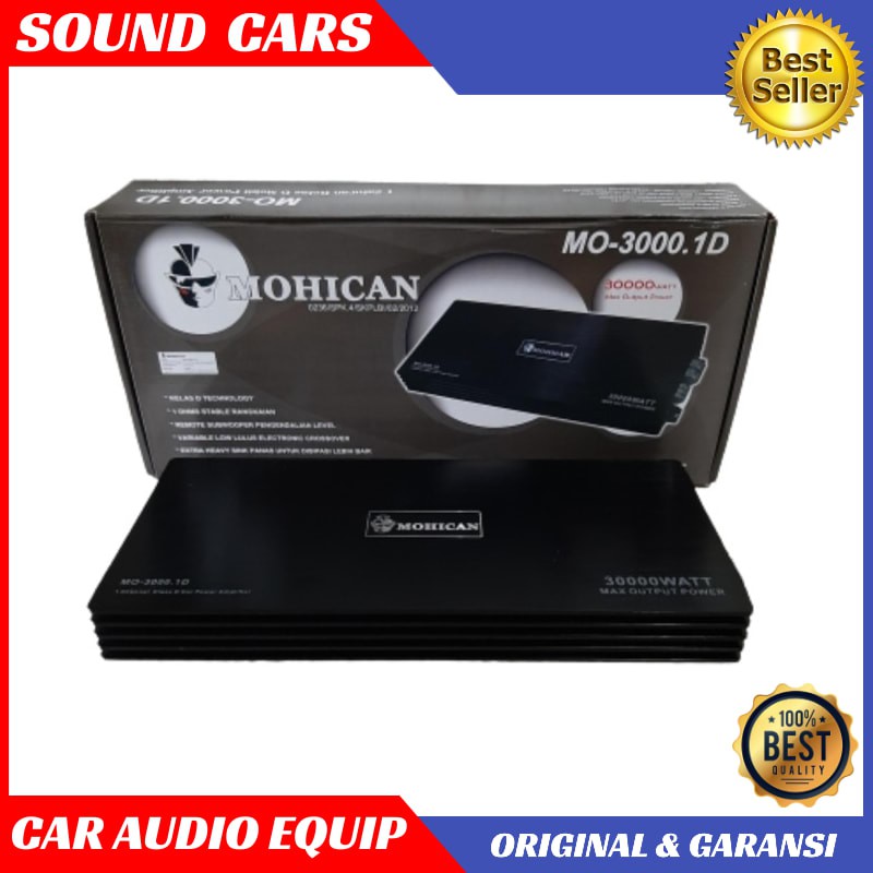 MONOBLOK MOHICAN 3000.1D High Quality Power MONOBLOCK Best Quality Garansi Original