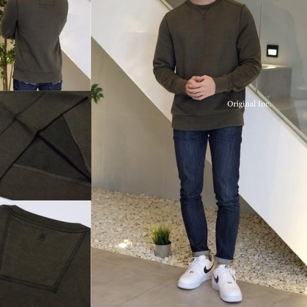 Dijamin Miring harga.. Sweatshirt G. H. Bass Original Crew Neck Fleece