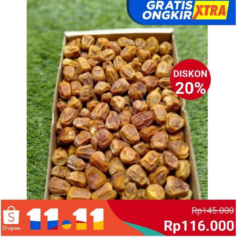 Kurma Sukari Kering Muffatal Premium 3 kg | Kurma Raja | Kurma Kering