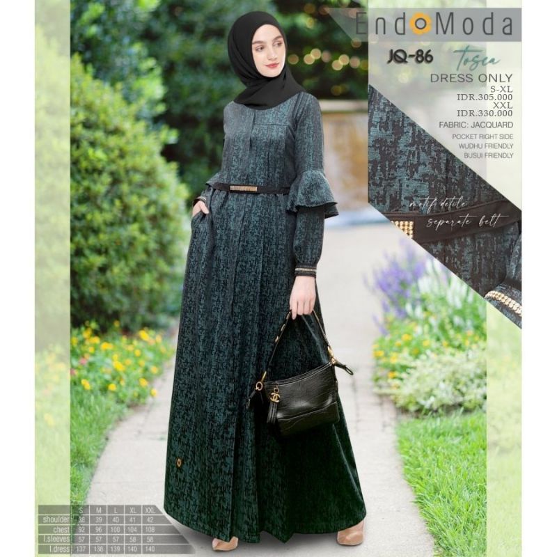 Gamis Lebaran 2022 Gamis Pesta Dress maxi Dress Pesta Ory Endomoda