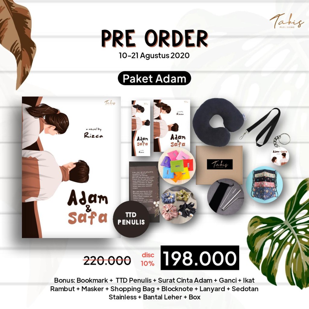 Novel Adam & Safa - Rizca