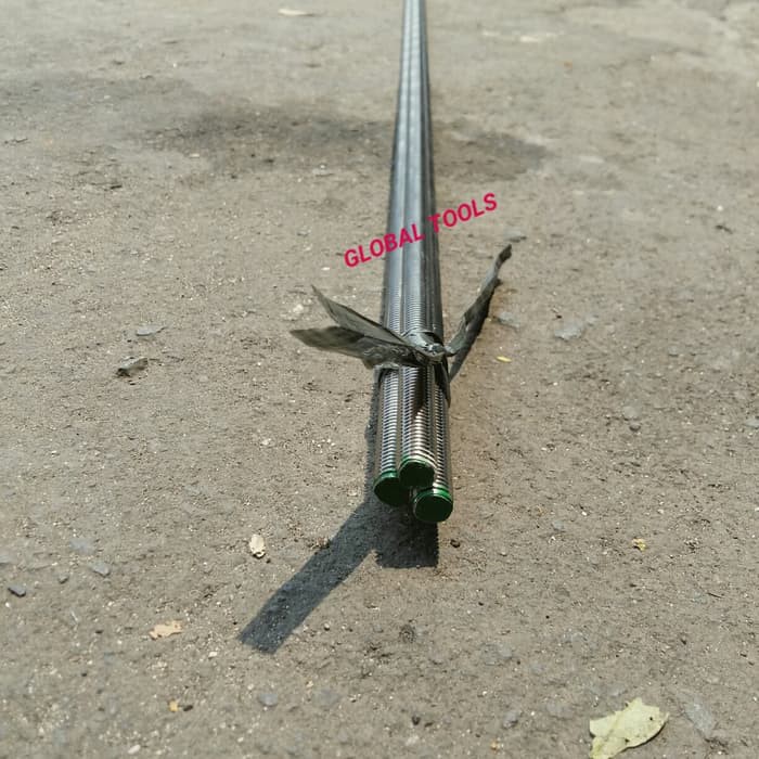 As drat stainless 6mm M6 as baut panjang 100cm long drat stud bolt stainless