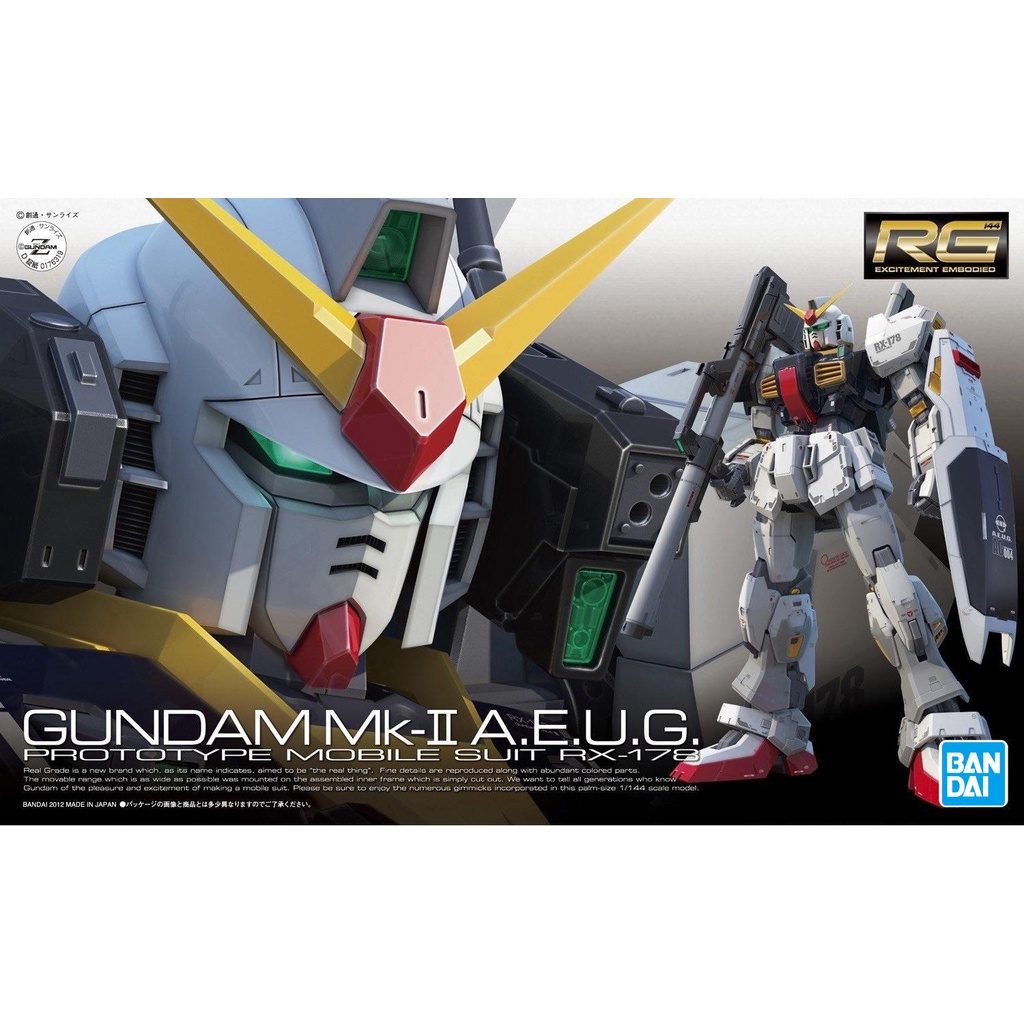 RG 1/144  08 Gundam Mk-II AEUG Prototype RX-178 Mark II Bandai
